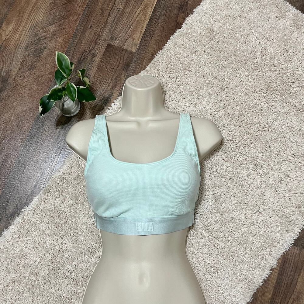 Victoria's Secret PINK Small - DD Mint Green Waffle Thermal Knit Padded Bralette